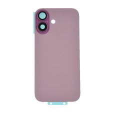 Задняя крышка для iPhone 16 pink со стеклами камеры MagSafe ориг Задняя крышка для iPhone 16 pink со стеклами камеры MagSafe ориг