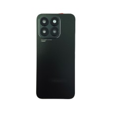Задняя крышка для Huawei Honor X8 4G (TFY-LX1) c рамкой и стеклами камеры черный ориг100%