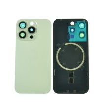 Задняя крышка для iPhone 15 Pro белый Titanium со стеклами камеры ориг Задняя крышка для iPhone 15 Pro белый Titanium со стеклами камеры ориг