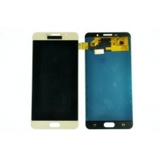 Дисплей для Samsung SM-A710F Galaxy A7(2016)+Тачскрин золотой (с рег подсветки)