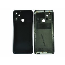 Задняя крышка для Infinix Smart 6 Plus (X6823C) со стеклом камеры черный Задняя крышка для Infinix Smart 6 Plus (X6823C) со стеклом камеры черный