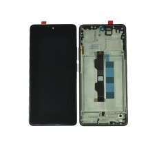 Дисплей для Xiaomi Redmi Note 13 Pro 4G/Poco M6 Pro 4G (2312FPCA6G/23117RA68G)+Тачскрин черный AMOLED в раме