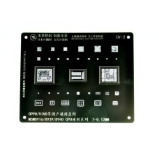 Трафарет BGA IC Mijing T-0,12мм OV-2 Oppo/Realme/Vivo MSM8916/MSM8939/MSM8940 и др CPU Трафарет BGA IC Mijing T-0,12мм OV-2 Oppo/Realme/Vivo MSM8916/MSM8939/MSM8940 и др CPU