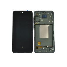 Дисплей для Samsung SM-A556E/A55 5G+Тачскрин синий в рамке OLED