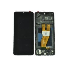 Дисплей для Samsung SM-A055/A05+Тачскрин черный в рамке