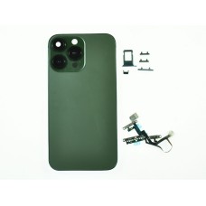 Корпус для iPhone XR в виде iphone 14 Pro зеленый+шлейф кнопок вкл/громкости+sim holder Корпус для iPhone XR в виде iphone 14 Pro зеленый+шлейф кнопок вкл/громкости+sim holder