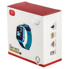 Смарт-часы H100, диаг 1,44', SIM-карта, 400  мАч, камера, детские, синие