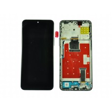 Дисплей для Huawei Honor X8A (CRT-LX1)/Honor 90 Lite (CRT-NX1)+Тачскрин черный в рамке ориг100%