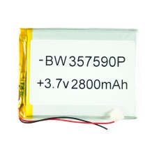 Элемент питания универсальный 357590p (3,5мм*75мм*90мм) 3500 мАч Элемент питания универсальный 357590p (3,5мм*75мм*90мм) 3500 мАч