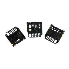 Разъем сим карты для Samsung i9190/i9195/S5310/S5312/S5282/S7272/G7102/G7106/G130/S7270/J105/J120 Разъем сим карты для Samsung i9190/i9195/S5310/S5312/S5282/S7272/G7102/G7106/G130/S7270/J105/J120