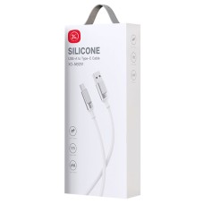 Кабель USB Type-C NB251 6А Type-C поддержка QC силиконовый белый Кабель USB Type-C NB251 6А Type-C поддержка QC силиконовый белый