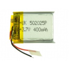 Элемент питания универсальный 502025p (5мм*20мм*25мм) 400 мАч Элемент питания универсальный 502025p (5мм*20мм*25мм) 400 мАч