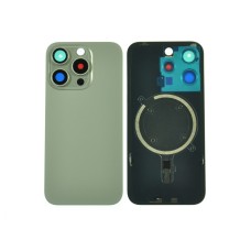 Задняя крышка для iPhone 15 Pro Natural Titanium со стеклами камеры ориг Задняя крышка для iPhone 15 Pro Natural Titanium со стеклами камеры ориг