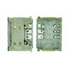 Разъем сим карты China 14 2Sim