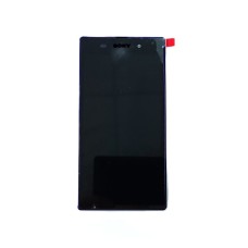 Дисплей для Sony Xperia Z1 C6903/C6902/C6906/C6943/L39H +Тачскрин черный с фиолетовой рамкой ориг100%