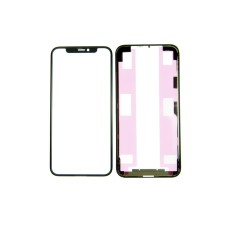 Стекло для Iphone 11 Pro+рамка+OCA клей черный
