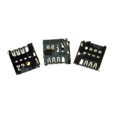 Разъем сим карты для Nokia 625/LG X145/Sony C1905 Разъем сим карты для Nokia 625/LG X145/Sony C1905