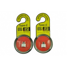 Переходник OTG USB Type-C WALKER №01 пластиковый для подключения внешних устройств Переходник OTG USB Type-C WALKER №01 пластиковый для подключения внешних устройств