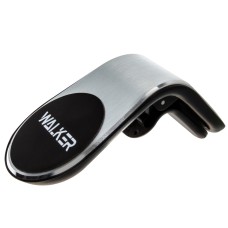 Держатель автомобильный WALKER CX-004 магнитный на воздуховод, серебряный Держатель автомобильный WALKER CX-004 магнитный на воздуховод, серебряный