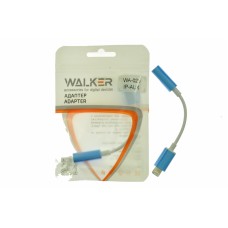 Переходник Lightning iPhone 7/8/X/11/12 на джек 3,5мм WALKER WA-020 iOS 15.....
