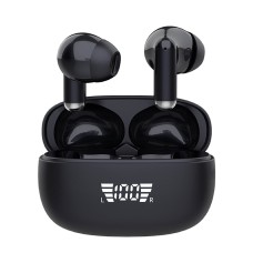 Наушники TWS WALKER WTS-54, сенс. управление, независ. работа наушников, дисплей, черные