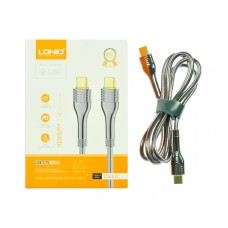 Кабель Type C-Type C LDNIO LC651С PD 65W 1M Кабель Type C-Type C LDNIO LC651С PD 65W 1M