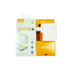 Сетевое зарядное устройство USB LDNIO A1405C быстрая зарядка 4.0+ 3,3-16V-3A; PD USB-C:5V-3A,9V-3A,12V-3A,15V-2,5A,20V-2A USB-A:5V-2,4A 40W Сетевое зарядное устройство USB LDNIO A1405C быстрая зарядка 4.0+ 3,3-16V-3A; PD USB-C:5V-3A,9V-3A,12V-3A,15V-2,5A,20V-2A USB-A:5V-2,4A 40W