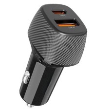 Автомобильное зарядное устройство WCR-35, 3А, 48Вт, USBx1/Type-Cx1, быстрая зарядка QC 3.0+PD, черное Автомобильное зарядное устройство WCR-35, 3А, 48Вт, USBx1/Type-Cx1, быстрая зарядка QC 3.0+PD, черное