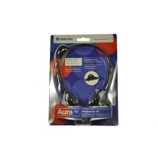 Гарнитура с микрофоном для компьютера DEFENDER Aura HN-102 накладная Гарнитура с микрофоном для компьютера DEFENDER Aura HN-102 накладная