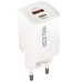 Сетевое зарядное устройство WALKER WH-60 GaN, 3А, 30Вт USBx1/Type-C быстрая зарядка QC 3.0+PD