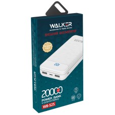 Внешний аккумулятор Power Bank Walker WB-525, 20000 мАч, Li-Pol, 2.1A вх/вых, USBx2, microUSB,Type-C, пластик, черное Внешний аккумулятор Power Bank Walker WB-525, 20000 мАч, Li-Pol, 2.1A вх/вых, USBx2, microUSB,Type-C, пластик, черное