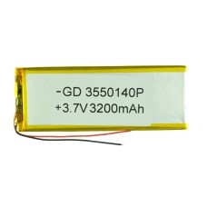Элемент питания универсальный 3550140p (3,5мм*50мм*140мм) 3800 мАч Элемент питания универсальный 3550140p (3,5мм*50мм*140мм) 3800 мАч