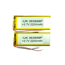 Элемент питания универсальный 363898p (3,6мм*38мм*98мм) 2000 мАч Элемент питания универсальный 363898p (3,6мм*38мм*98мм) 2000 мАч