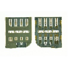 Разъем сим карты для Huawei Honor 5A/Y5-II/Y5(2017)/Y6/Fly FS520/Micromax Q398 Разъем сим карты для Huawei Honor 5A/Y5-II/Y5(2017)/Y6/Fly FS520/Micromax Q398