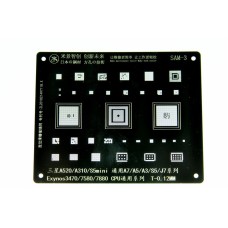 Трафарет BGA IC Mijing T-0,12мм Sam-3 A520/A310/G800/A7/J7 Exynos3470/7580/7880 CPU/S2MU004X-C Трафарет BGA IC Mijing T-0,12мм Sam-3 A520/A310/G800/A7/J7 Exynos3470/7580/7880 CPU/S2MU004X-C