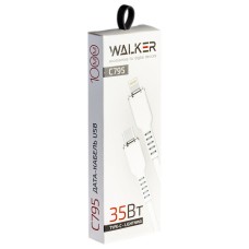 Кабель Type C-Lightning Walker C795 PD 35W 1M силиконовый белый