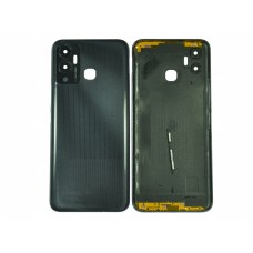 Задняя крышка для Infinix Hot 12 Play (X6816D) со стеклом камеры черный Задняя крышка для Infinix Hot 12 Play (X6816D) со стеклом камеры черный