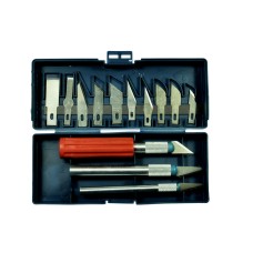 Скальпель с комплектом лезвий 13 лезвий 3 скальпеля Скальпель с комплектом лезвий 13 лезвий 3 скальпеля