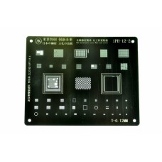 Трафарет BGA IC Mijing T-0,12мм iPh-12-2 для iPhone XR Трафарет BGA IC Mijing T-0,12мм iPh-12-2 для iPhone XR