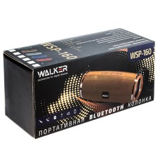 Колонка WALKER WSP-160, Bluetooth, 7Вт*2,TWS, черная Колонка WALKER WSP-160, Bluetooth, 7Вт*2,TWS, черная