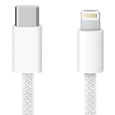 Кабель Type C-Lightning Walker C860 PD 30W 1M нейлон белый Кабель Type C-Lightning Walker C860 PD 30W 1M нейлон белый