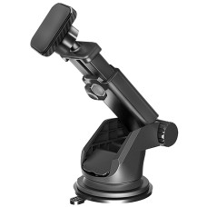 Держатель автомобильный WALKER CX-012 выдвижной магнитный с присоской, черный Держатель автомобильный WALKER CX-012 выдвижной магнитный с присоской, черный