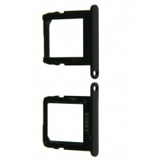Держатель сим карты для Samsung A600/A605/J600 Sim1 черный Держатель сим карты для Samsung A600/A605/J600 Sim1 черный