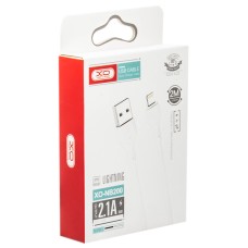 Кабель USB для iPhone Lightning XO Life NB-200, 2.1А, 2м, белый Кабель USB для iPhone Lightning XO Life NB-200, 2.1А, 2м, белый