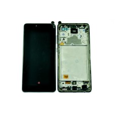 Дисплей для Samsung SM-A725/A72+Тачскрин черный OLED в рамке