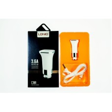 Автомобильное зарядное устройство LDNIO C301 2usb+кабель Lightning 3600 мАч Автомобильное зарядное устройство LDNIO C301 2usb+кабель Lightning 3600 мАч