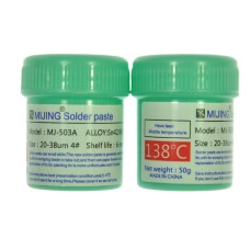 Паста паяльная BGA низкотемпературная 138° Mijing MJ-503A (50g) Паста паяльная BGA низкотемпературная 138° Mijing MJ-503A (50g)