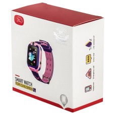 Смарт-часы H100, диаг 1,44', SIM-карта, 400  мАч, камера, детские, розовые