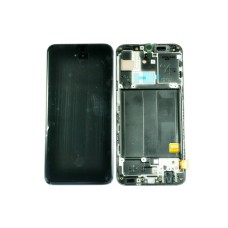 Дисплей для Samsung SM-A405F Galaxy A40 (2019)+Тачскрин черный в рамке ориг100%