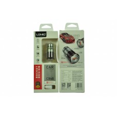 Автомобильное зарядное устройство LDNIO C304Q быстрая зарядка 3.0+кабель Type C 18W Автомобильное зарядное устройство LDNIO C304Q быстрая зарядка 3.0+кабель Type C 18W
